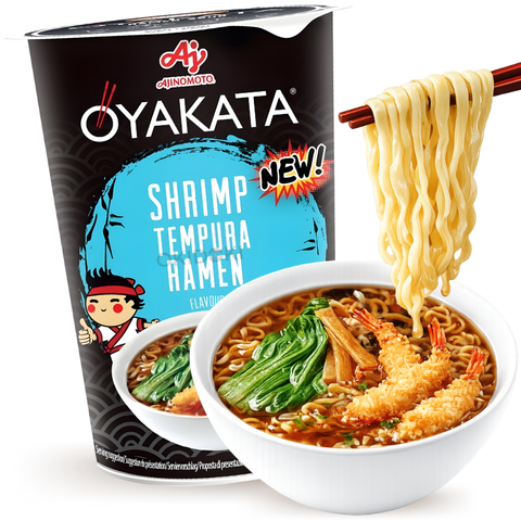 Ajinomoto Oyakata Cup Ramen Sabor Tempura de Gamba 61g