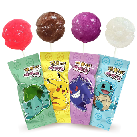 Amandier Lollipop Piruleta de Pokémon (Diseño Aleatorio) 15g