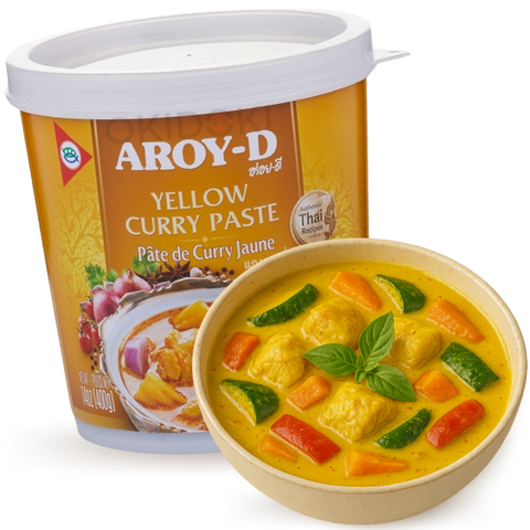 Aroy-D Pasta de Curry Amarillo (Curry Tailandés), Vegano 400g