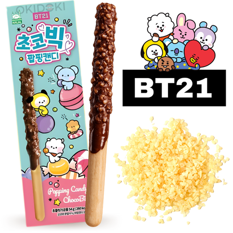 BT21 Chocobig Caramelo Popping (Halal) 54g