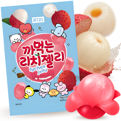 BT21 Gominolas Pelables de Lichi 76g