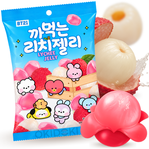 BT21 Peelable Lychee Gummies 76g