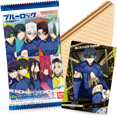 Cartão Bandai Blue Lock 5 com bolacha wafer 12g