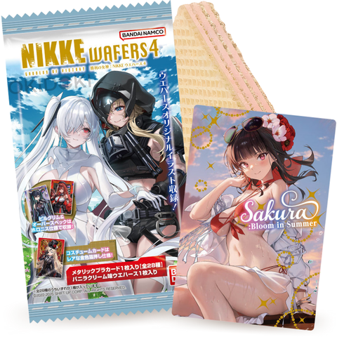 Bandai Goddess Of Victory Nikke 4 Galleta Wafer con Tarjeta 12g