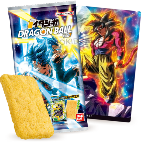 Bandai Itajaga Dragon Ball 7 Tarjeta con Galleta de Arroz 7g
