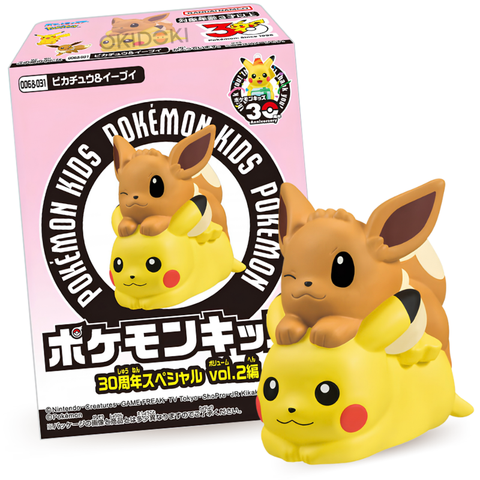 Bandai Pokémon Kids Figura com Pastilha Elástica Edição Especial do 30.º Aniversário Vol. 2 1.5g