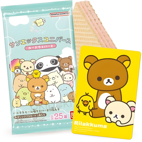 Bandai San-X Universe Galleta Wafer con Tarjeta 12g