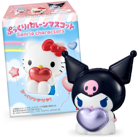 Pastilha Elástica Bandai Sanrio Characters com Mascote Balão Puffy 1.5g