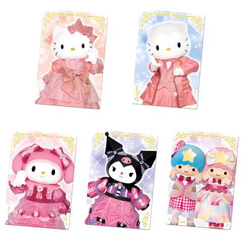Bandai Sanrio Live Characters Galleta Twin Wafer con Tarjeta 13g