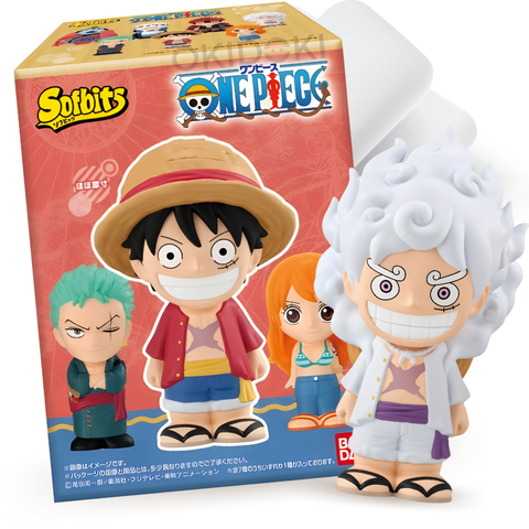 Bandai Softbits One Piece Figura con Chicle 1.5g