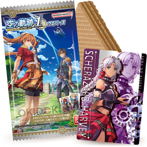 Bandai Trails In The Sky The 1st Galleta Wafer con Tarjeta 13g