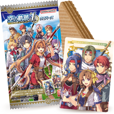 Bandai Trails In The Sky The 1st Galleta Wafer con Tarjeta 13g