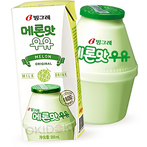 Binggrae Bebida Leche Coreano Sabor Melon 200ml