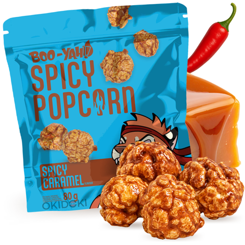 Booyah Spicy Caramel Popcorn 80g