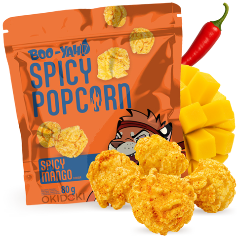 Booyah Spicy Mango Popcorn 80g