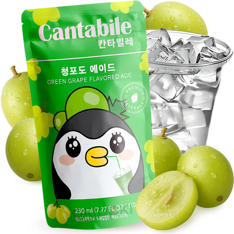 CANTABILE Korean Ice Cup Drink White Grape 230ml