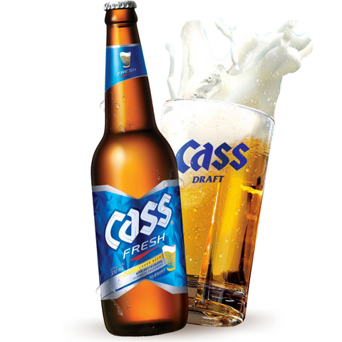 CASS Cerveza Coreana Alc. 4.5% (Botella) 330ml