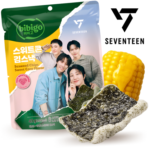 CJ Bibigo Chips de Alga Sabor Maíz Dulce (Seventeen) 40g