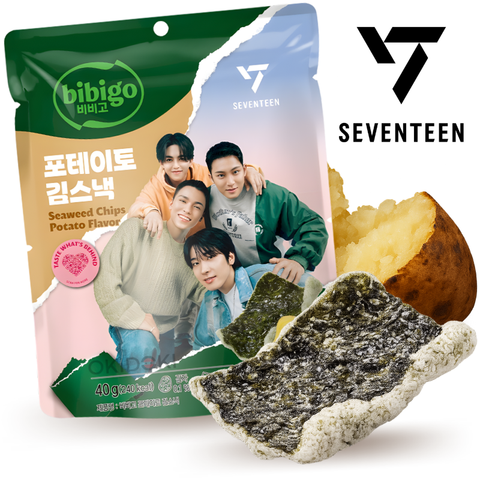CJ Bibigo Chips de Alga Sabor Patata (Seventeen) 40g