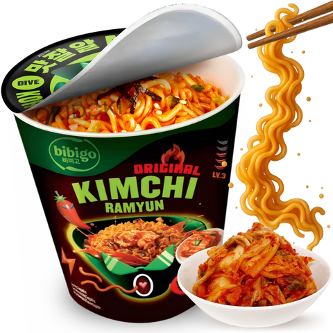 CJ Bibigo Ramen Spicy Kimchi Flavor 98g