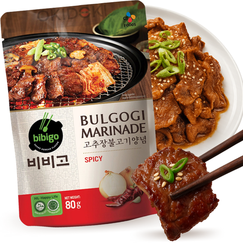 CJ Bibigo Spicy Marinade Sauce for Bulgogi Beef 80g