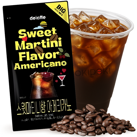 CU Delaffe Ice Cup American Coffee Sweet Martini Flavor 340ml