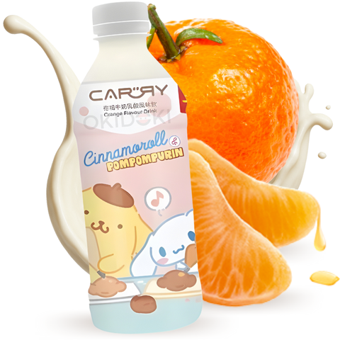 Carry Bebida Yogur de Naranja Cinnamoroll & Pompompurin 350ml