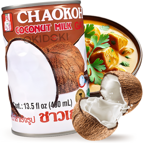 Chaokoh Leche de Coco 18% Grasa (Halal) 400ml
