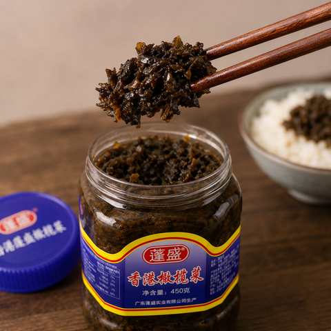 Légumes PS aux olives marinées, à la hongkongaise, pour accompagnement 450g