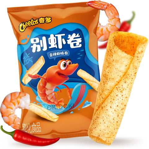 Cheetos Rollos Crujientes de Gamba Picante 70g