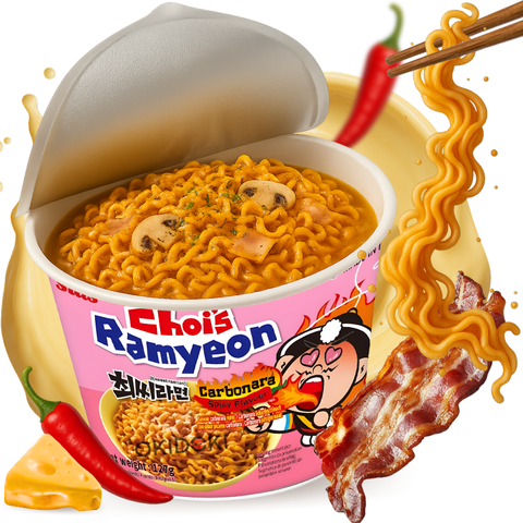 Choi's Bowl Ramen Sabor Carbonara Picante (Halal) 127.5g