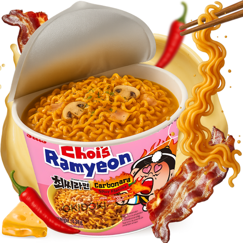 Choi's Bowl Ramen Sabor Carbonara Picante (Halal) 127.5g