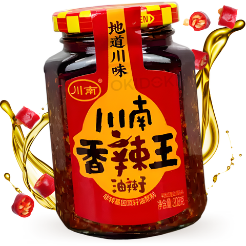 Chuan Nan Salsa Aceite de Chile Aromático Picante Sichuan 258g