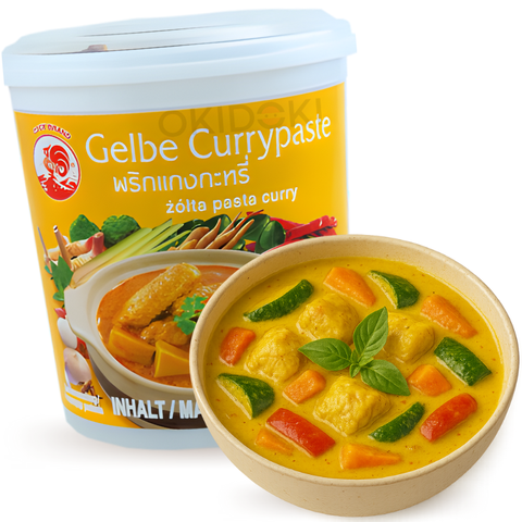 Pasta de caril amarelo Cock 200g