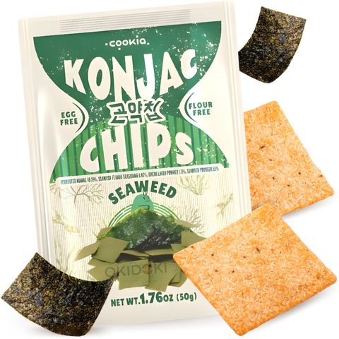 Cookia Chips de Konjac Sabor Alga 50g