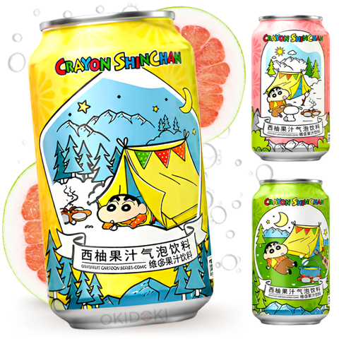 Crayon Shin-Chan Bebida Gaseosa de Pomelo (Diseño Aleatorio) 330ml