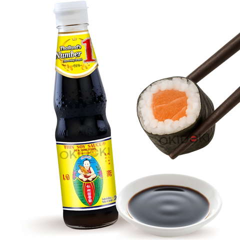 DEK SOM BOON (Healthy Boy) Salsa de Soja Ligera Fórmula A (Halal, Kosher) 300ml