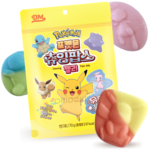 DM Pokémon Caramelos Chewing Pops Jelly 70g