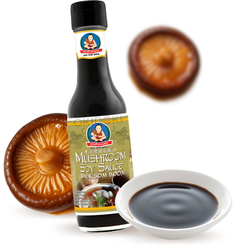 Dek Som Boon (Gezonde Jongen) Sojasaus met Champignons (Halal, Kosher) 250 ml