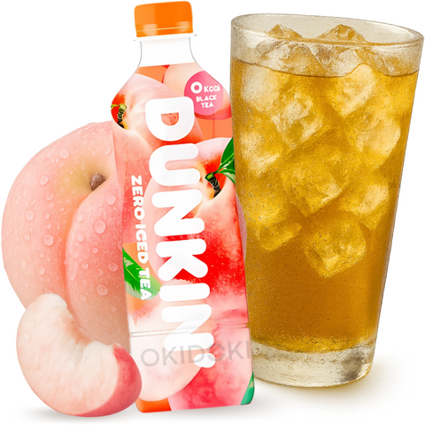 Dunkin Té de Helado sabor Melocotón Blanco (Zero) 500ml