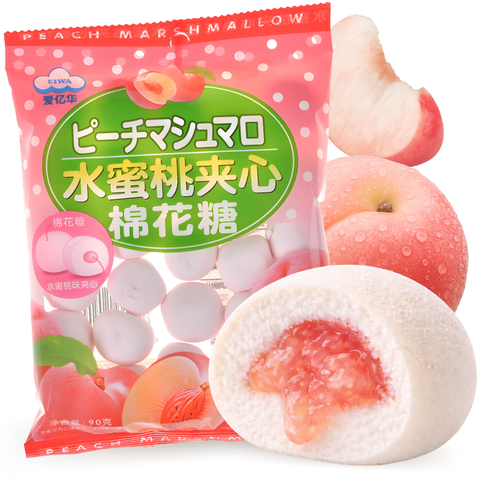 Eiwa Marshmallow de Melocoton 90g
