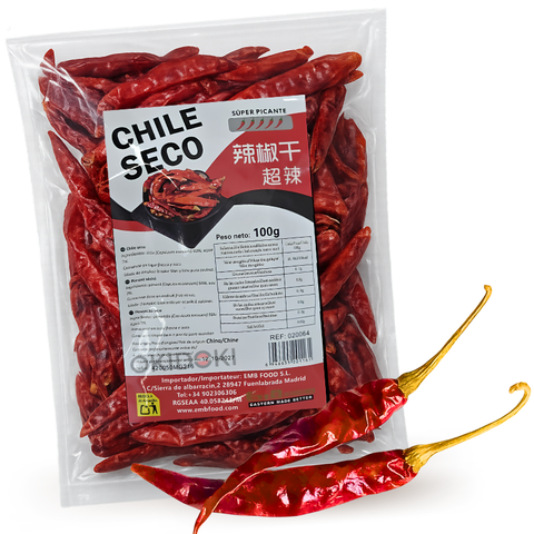 Emb Hele Droge Zeer Pittige Chilipeper 100g