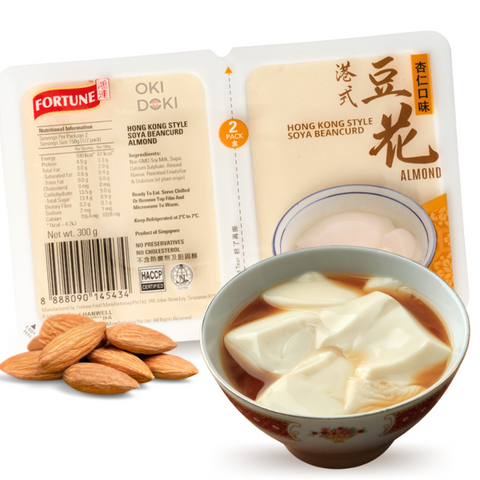 Fortune Pudin de Soja Estilo Hong Kong Sabor Almendra 300g