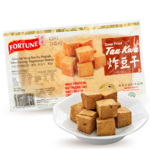Fortune Tofu Firme Frito (Tau Kwa) 350g