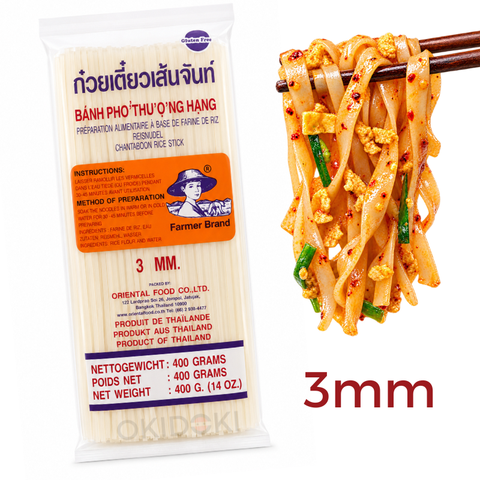 Farmer Rice Noodles (Gluten Free) 3mm 400g