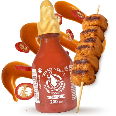 Flying Goose Sriracha Sauce Satay Flavor 200ml