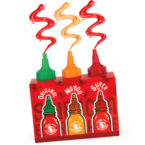 Flying Goose Sriracha Chili Sauce Set 3 (Hot, Very Hot, Mayo) 100ml x 3bt