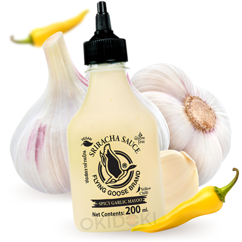 Flying Goose Sriracha Spicy Mayonnaise with Garlic (Yellow Chili) 200ml