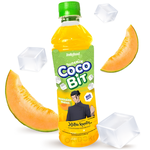 Fruitamin (Jujutsu Kaisen) Bebida de Melón Hokkaido con Nata de Coco (Halal) 350ml