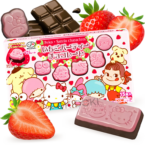 Fujiya Sanrio Chocolate de Fresa 43g